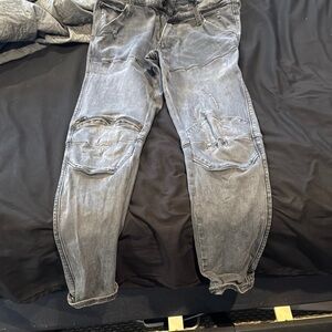 G-Star Men's Washed Gray Skinny Jeans